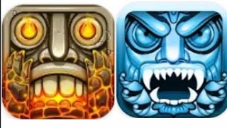 Temple Run2 Sky Summit Vs Temple Castle Frozen Run Gameplay screenshot 5