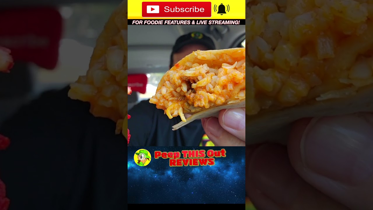 Taco Bell® STACKER Review 🌮🔔🧀🔺 Cravings Value Menu! 💵 Peep THIS Out!  🕵️‍♂️ 