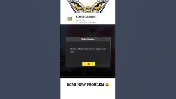 New problem tha update has finished please restart the game to see new content #alanwalker #bgmi