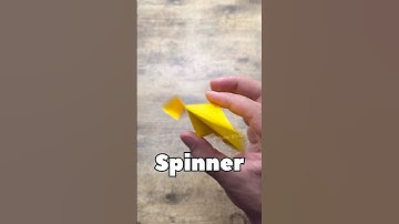 EASY ORIGAMI SPINNER FIDGET TOY TUTORIAL | HOW TO MAKE A SPINNER FROM PAPER STEP BY STEP ORIGAMI ART