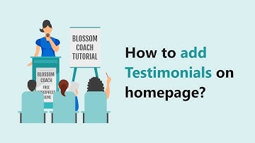 How to add testimonial section on the homepage? | Free WordPress Theme For Coaches
