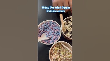 Trying Dippin Dots ice cream #dippindots #testing #icecream #shorts #viral #satisfying #fun #newyear
