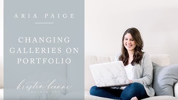 Changing Galleries On Portfolio Page (Aria Paige Showit Template)