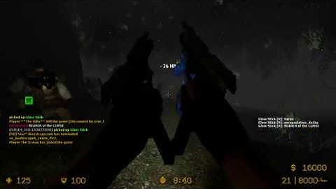 ZOMBIE ESCAPE, COUNTER-STRIKE: SOURCE, MAP: ZE_slender_escape, Level 2
