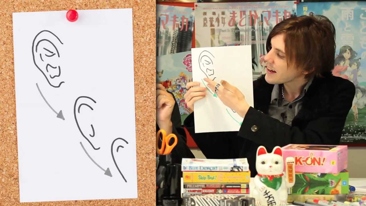 How To Draw Manga - Episode 6 - Ears & Noses - YouTube
