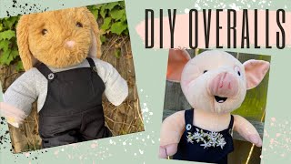How to Make Overalls for a Stuffed Animal!