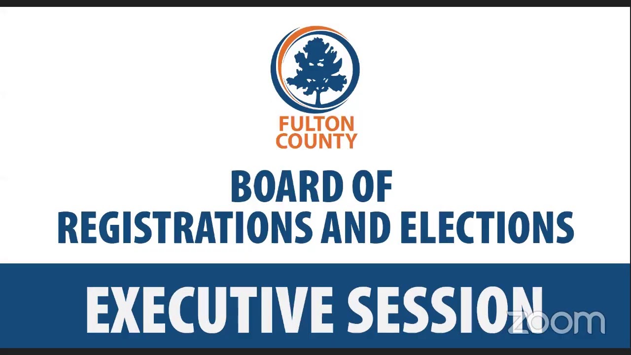 Fulton County Board of Registration & Elections Meeting YouTube