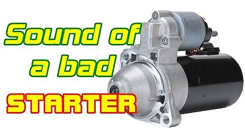 ⭐ How Does A Starter Going Bad Sound? - Sounds Of A Bad Starter - Part 2 In Description