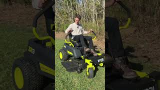 RYOBI 80V HP Brushless Zero Turn Riding Mower!