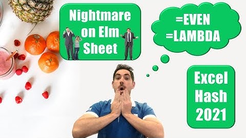 Excel hash: LAMBDA, EVEN, power query, & “actors” in a murder mystery