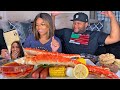 KING CRAB MUKBANG| FACETIMING MY SUBSCRIBERS+CASH APP THEM MONEY💲💲