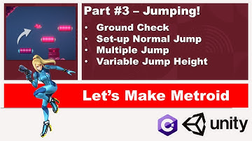 Variable Jump & Multiple Jumps - 2D Platformer Metroid in Unity 2021 [Part #3]