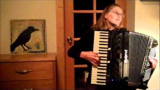 Video thumbnail of "If I Were A Blackbird - traditional folk tune - played by accordiona"
