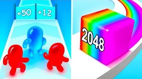 Join Blob Clash vs Jelly Run satisfying ASMR gameplay walkthrough gameplay android iOS games