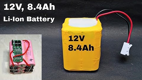 How To Make 12V 8.4 Ah Li-ion Battery At Home | DIY Lithium Battery | By - Creative Shivaji