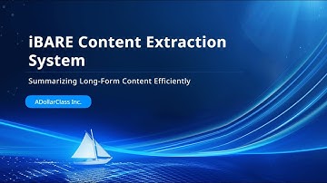 IBARE Content Extraction System: Transform Long-Form Content into Actionable Insights | Adollarclass