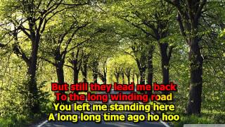 Video thumbnail of "The Long And Winding Road Karaoke - (High Quality) (Original Version!) The Beatles"