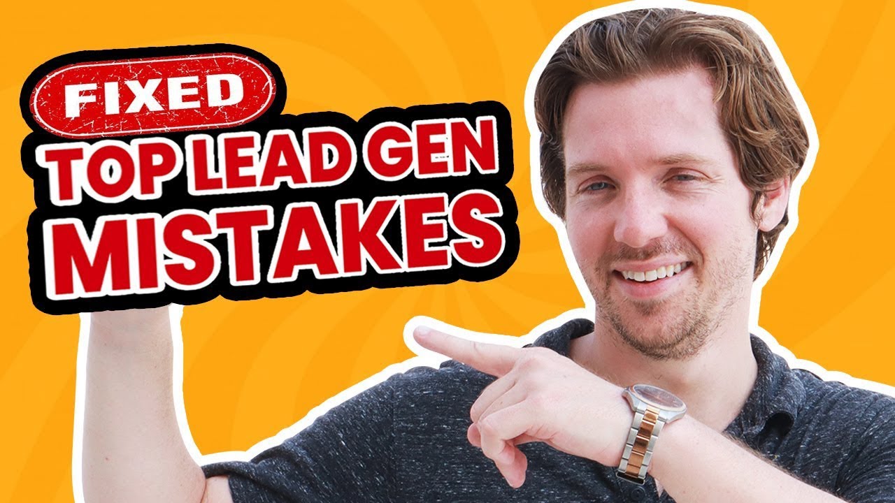 Lead Generation mistakes and how to fix them in 2022 - YouTube
