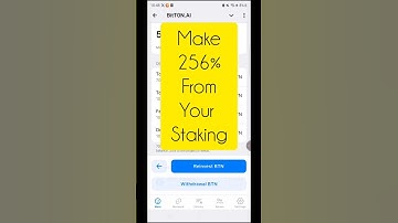 How To Reinvest Or  Withdraw Your BTN Or TON In BitTon.Ai