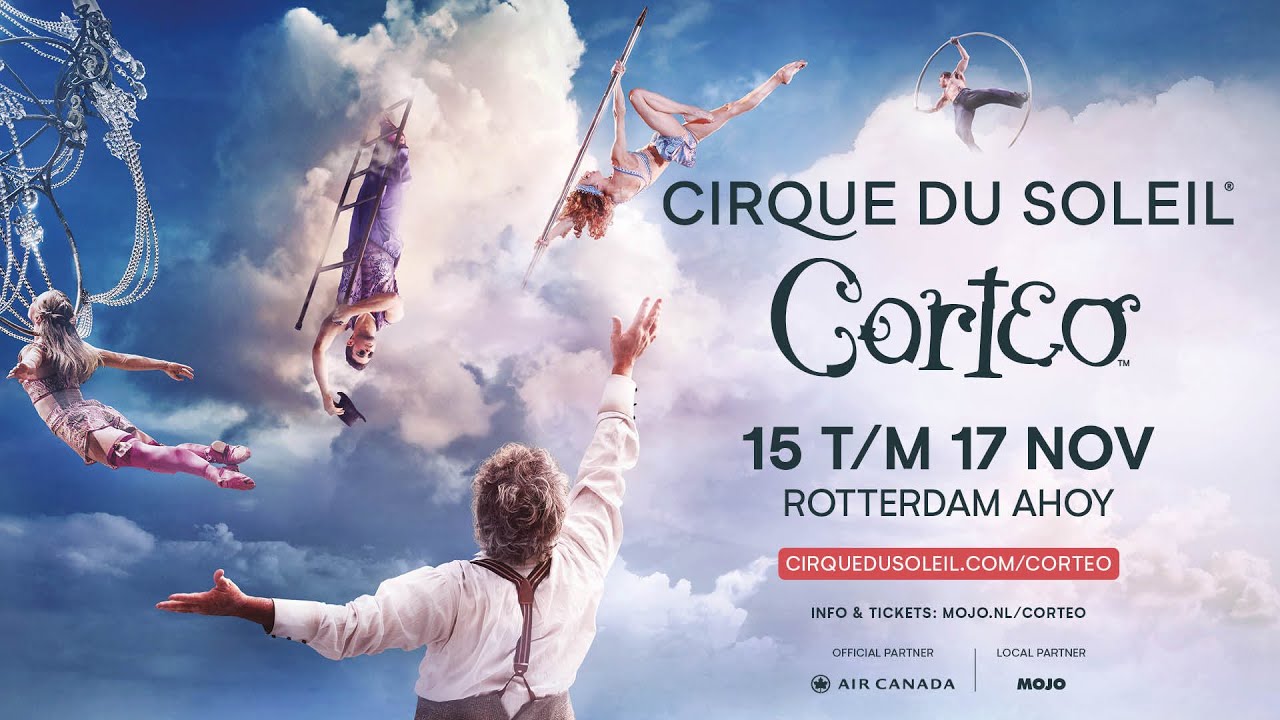 Cirque du Soleil CORTEO in november 2024 in Rotterdam Ahoy YouTube