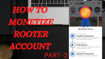 HOW TO MONETIZATION ROOTER ACCOUNT / ROOTER APP MONETIZATION KAISE KARE / IN HINDI