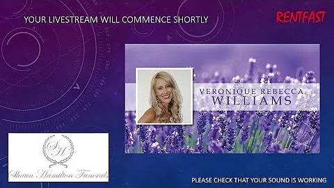 Funeral service for the Late Veronique Rebecca Wil...