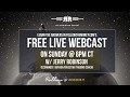 TONIGHT: FREE Live Webcast with Jerry Robinson