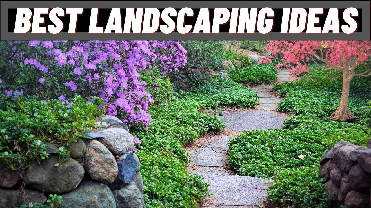 Small Front Yard Landscaping Ideas No Grass 👉 Low Maintenance