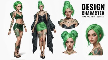 How to CHARACTER DESIGN like PRO ARTIST using AI