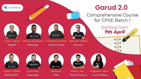 Join CPSE Batch Course 2021 II Unacademy OPSC II Banking with Rajat