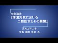 「津波対策における二段防災とその展開」磯部雅彦氏（高知工科大学学長）_（一財）国土技術研究センター　第34回技術研究発表会