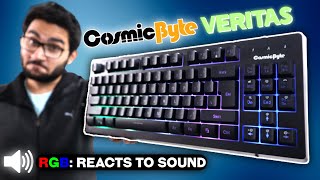 Fully RGB Membrane Gaming Keyboard | Cosmic Byte Veritas