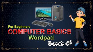 wordpad Tutorial in Telugu  |Computer Basics | Episode 10 | MEDIAVISION TELUGU TUTORIALS