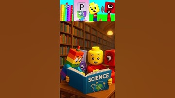 Sprunki-OC Blockie 72 X Alphabet P X Lego X Number Block 1 are reading science book  #sprunki