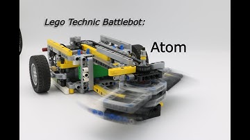 Lego Technic Battlebot: Atom (offset horizontal spinner) (MOC)