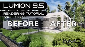 Lumion 9 Modern Bungalow Render Settings Tutorial #Lumion9#Lumion9Tutorial