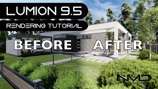 Lumion 9 Modern Bungalow Render Settings Tutorial lumion9lumion9tutorial