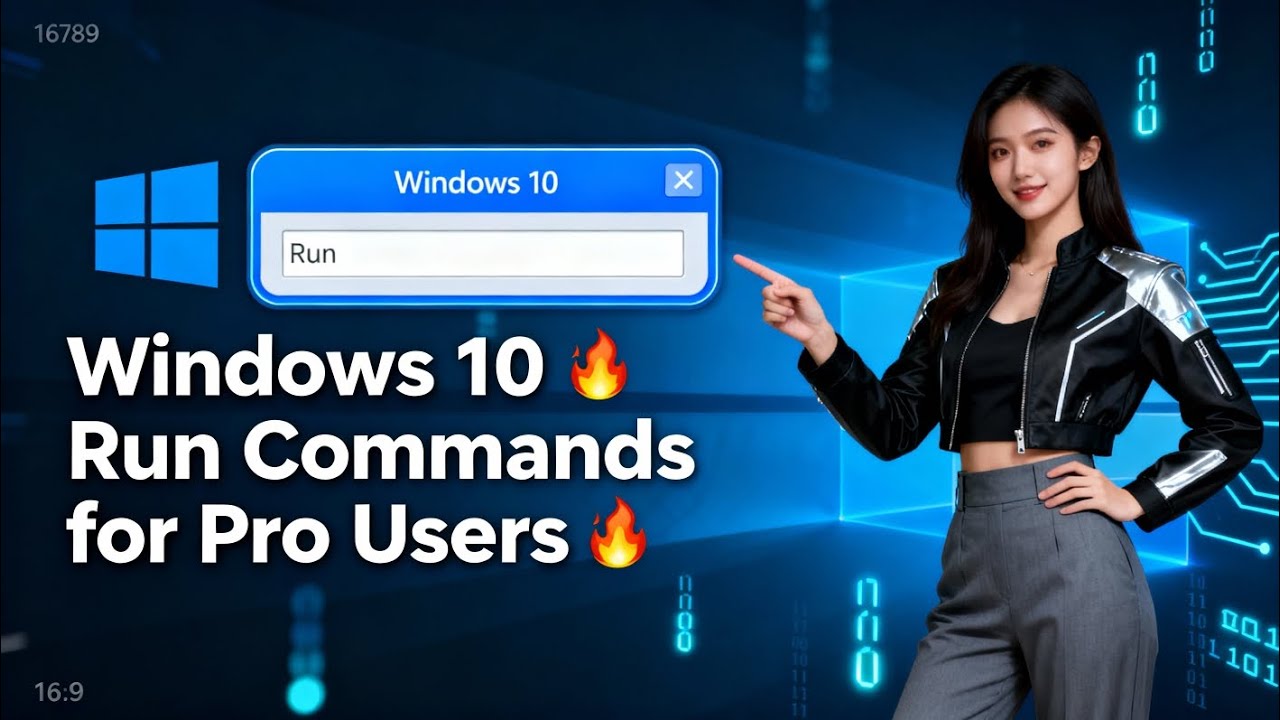 Windows 10 Run Commands for Pro Users Only 2025 🔥 | Hidden Windows Tricks
