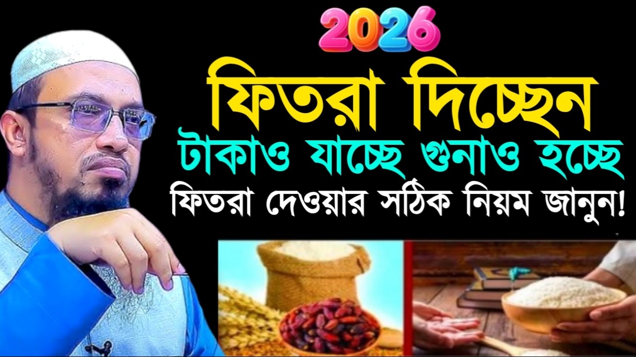 2026 ফিতরা দিচ্ছেন টাকাও যাচ্ছে গুনাও হচ্ছে ফিতরা দেওয়ার সঠিক নিয়ম জানুন ! Shaikh Ahmadullah |