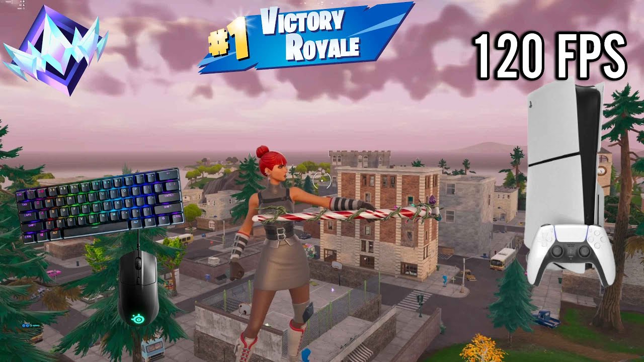 Fortnite Reload Ranked On Ps5 Slim | Keyboard & Mouse Gameplay | 120 FPS | 4K