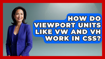 How Do Viewport Units Like vw and vh Work in CSS? | Simple HTML Studio News