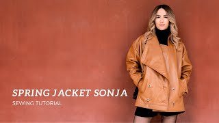 Spring Jacket SONJA: Step by step TUTORIAL  THISISKACHI DIY