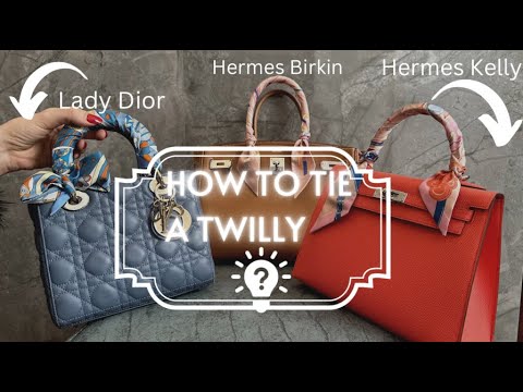 TYING HERMES TWILLY ON BIRKIN FOR THE FIRST TIME