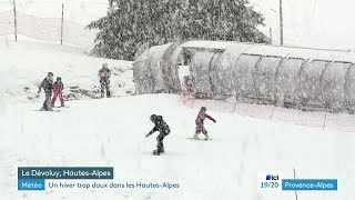 Hautes-Alpes : la neige fait son grand retour dans le Dévoluy après un mois de décembre très doux