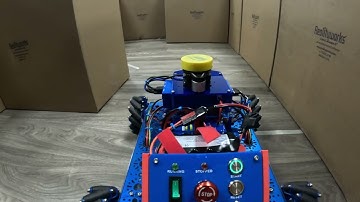 Robot Using LiDAR to Navigate