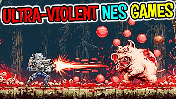 Top 12 ultragewelddadige en waanzinnig brute NES-games 8-bits bloedbaden waar je niet klaar voor ...