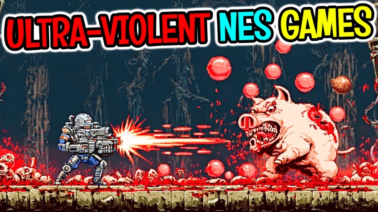 12 невероятно жестоких и безумно жестоких игр для NES. 8-битные кровавые бани, к которым вы не бы...