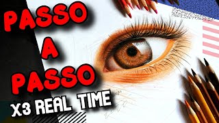 DESENHANDO OLHO REALISTA  PASSO A PASSO - REAL TIME DRAWING screenshot 2