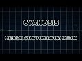 Cyanosis medical symptom