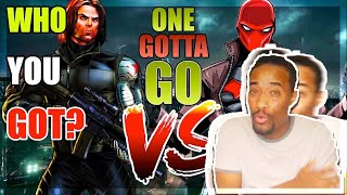 RED HOOD  VS  WINTER SOLDIER    1ON1 (DEATH BATTLE)  ONE MUST GO!  MUST SEE